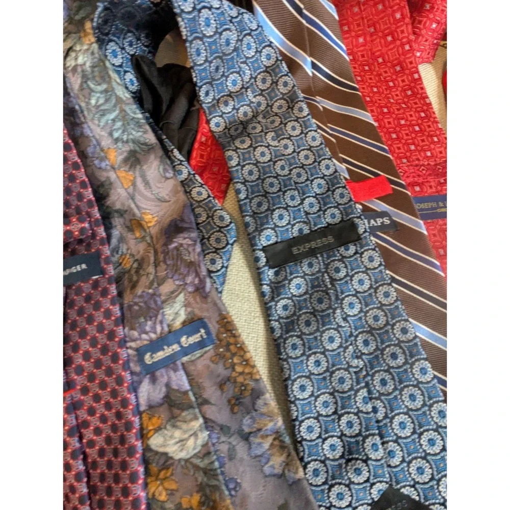 10 Pcs Neckties Lot Mix Wear‎ w/ Dior, Tommy Etc